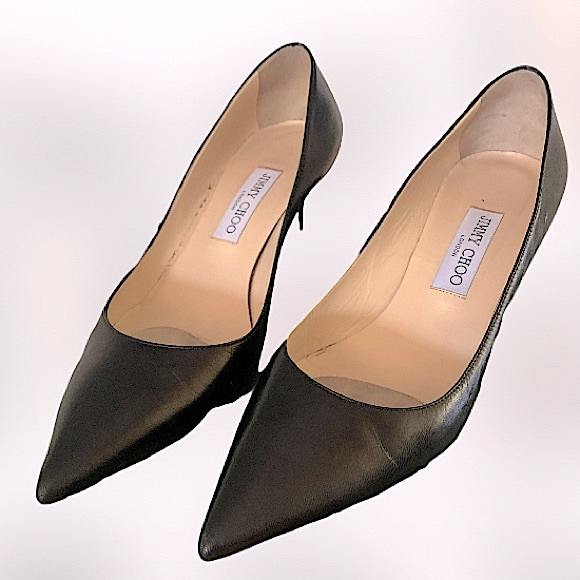 SOLD Jimmy Choo kitten heel black pumps - Picture 2 of 10